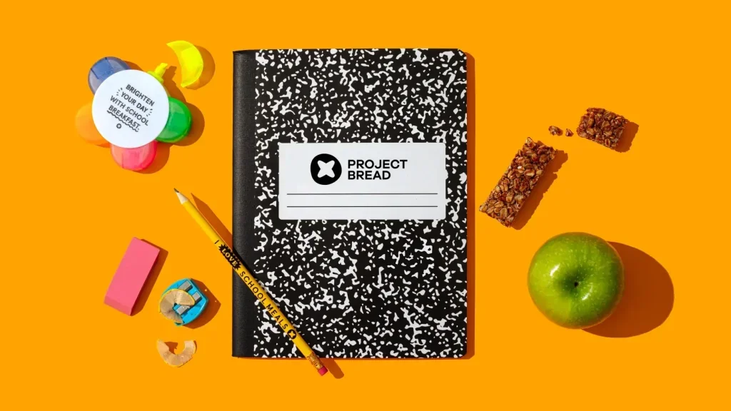 Project Bread campaign creative for school meal programs